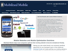 Tablet Screenshot of mobilizedmobile.com